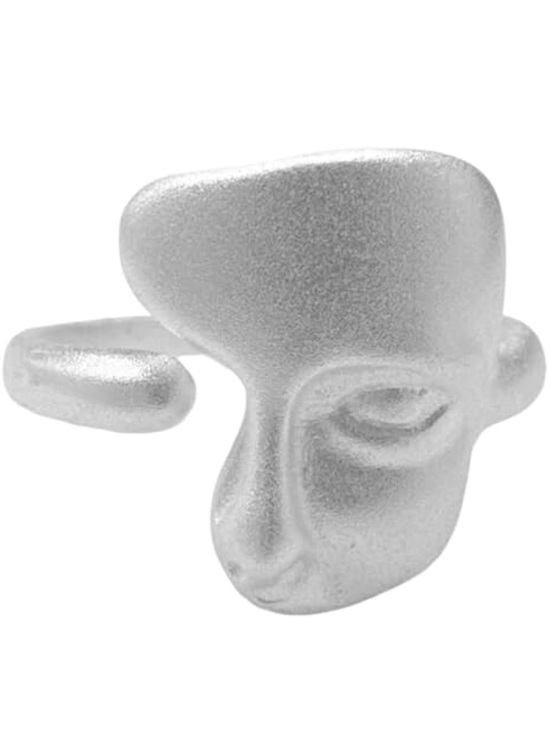 Anthropologie Jewelry - Silver Sculpted Face Ring